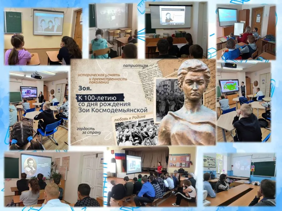 Разговоры о важном  «Зоя. К 100-летию со Дня рождения Зои Космодемьянской»